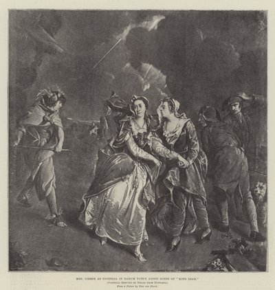 Mrs Cibber as Cordelia in Nahum Tate